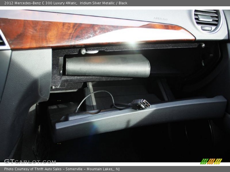 Iridium Silver Metallic / Black 2012 Mercedes-Benz C 300 Luxury 4Matic