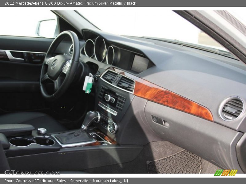 Iridium Silver Metallic / Black 2012 Mercedes-Benz C 300 Luxury 4Matic
