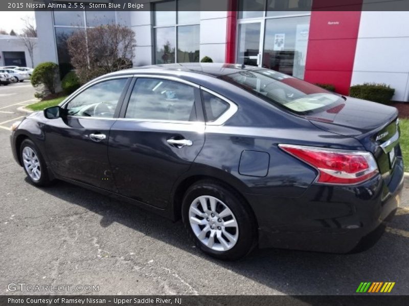 Storm Blue / Beige 2015 Nissan Altima 2.5 S