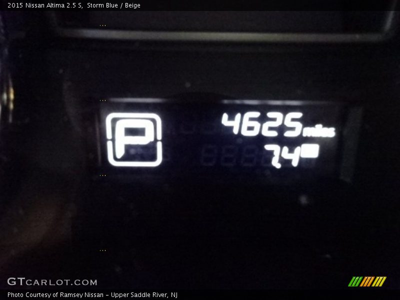 Storm Blue / Beige 2015 Nissan Altima 2.5 S
