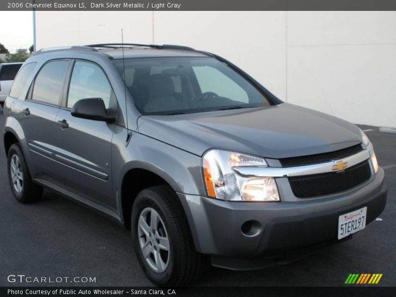 Dark Silver Metallic / Light Gray 2006 Chevrolet Equinox LS