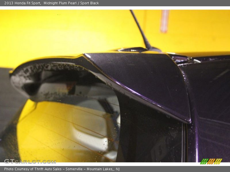 Midnight Plum Pearl / Sport Black 2013 Honda Fit Sport