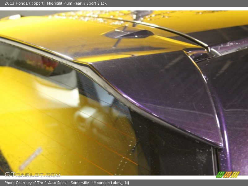 Midnight Plum Pearl / Sport Black 2013 Honda Fit Sport