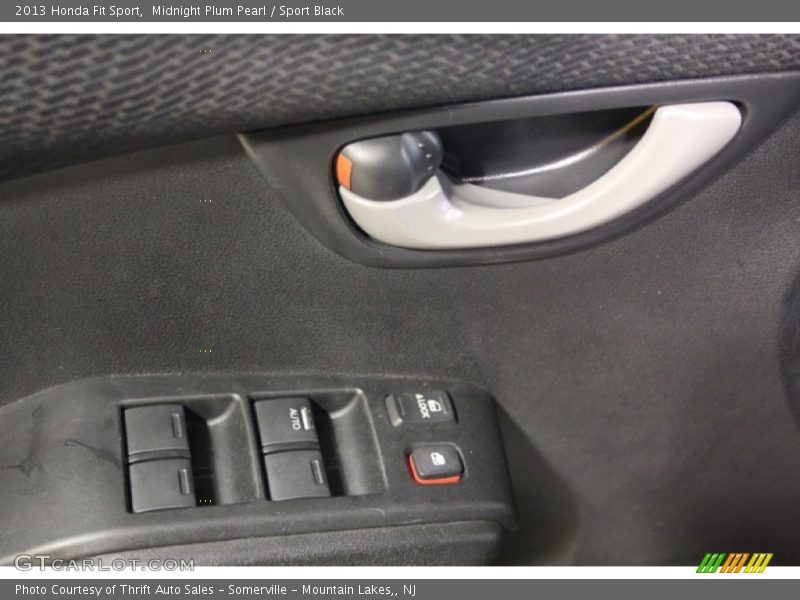 Midnight Plum Pearl / Sport Black 2013 Honda Fit Sport
