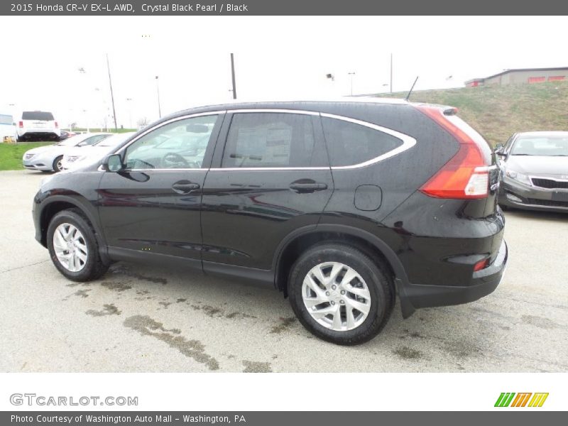 Crystal Black Pearl / Black 2015 Honda CR-V EX-L AWD