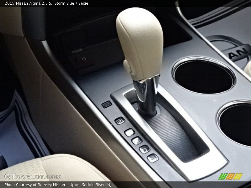 Storm Blue / Beige 2015 Nissan Altima 2.5 S