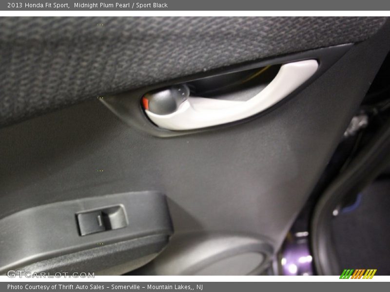 Midnight Plum Pearl / Sport Black 2013 Honda Fit Sport
