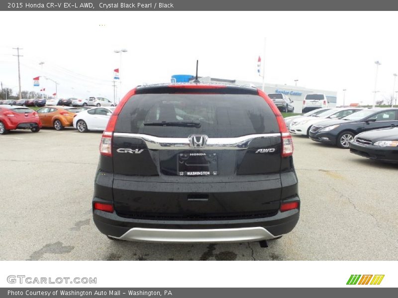 Crystal Black Pearl / Black 2015 Honda CR-V EX-L AWD