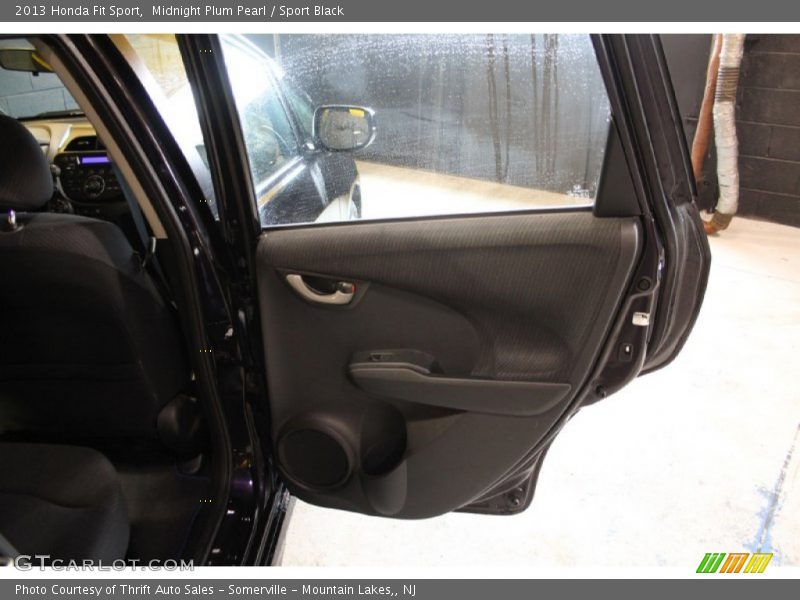 Midnight Plum Pearl / Sport Black 2013 Honda Fit Sport