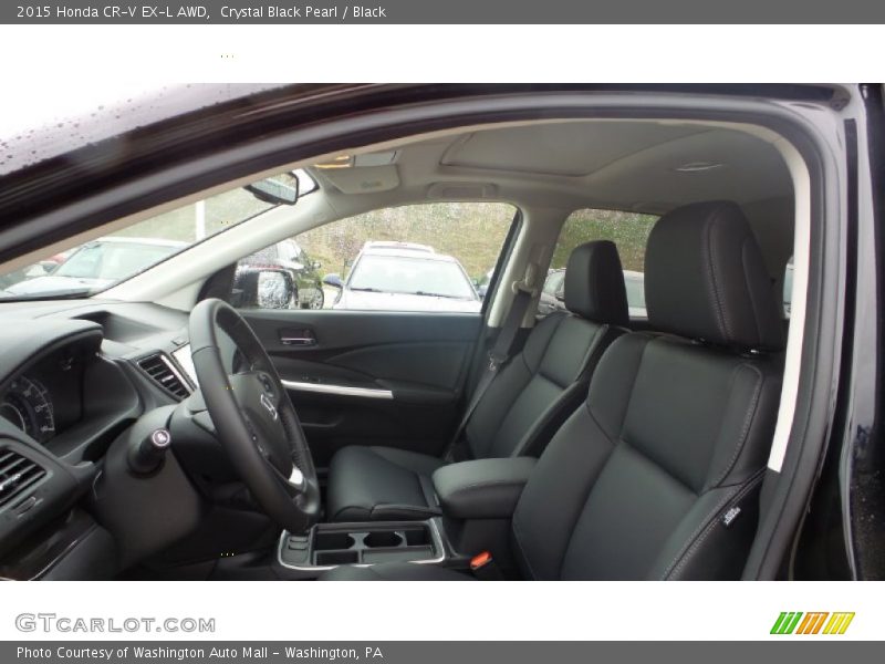 Crystal Black Pearl / Black 2015 Honda CR-V EX-L AWD