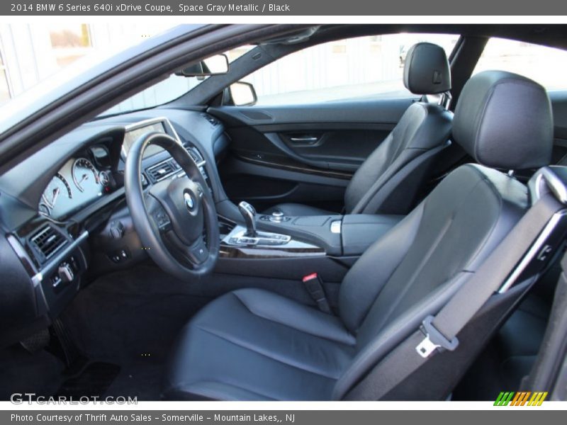 Space Gray Metallic / Black 2014 BMW 6 Series 640i xDrive Coupe