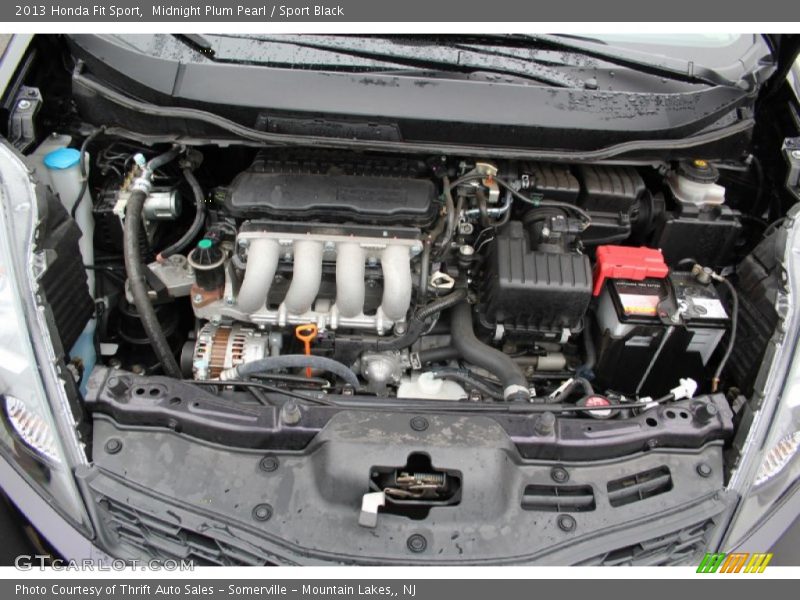 Midnight Plum Pearl / Sport Black 2013 Honda Fit Sport