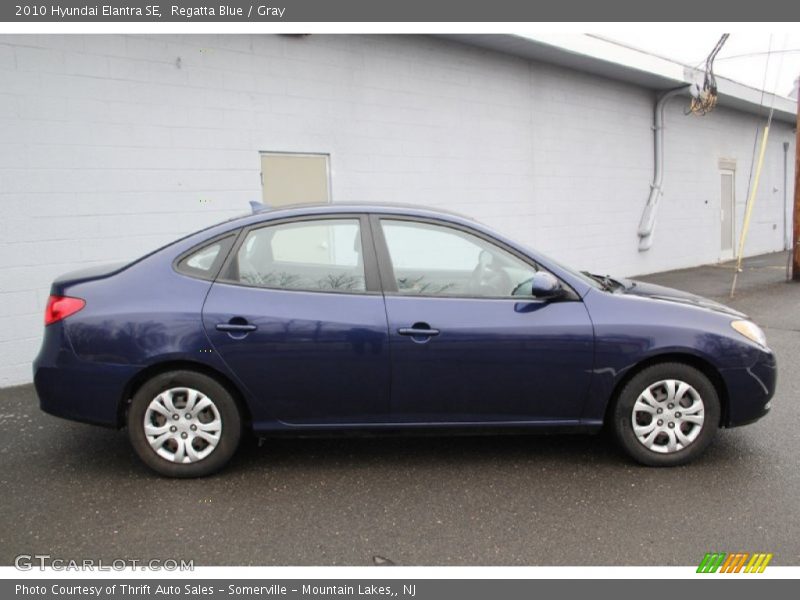 Regatta Blue / Gray 2010 Hyundai Elantra SE