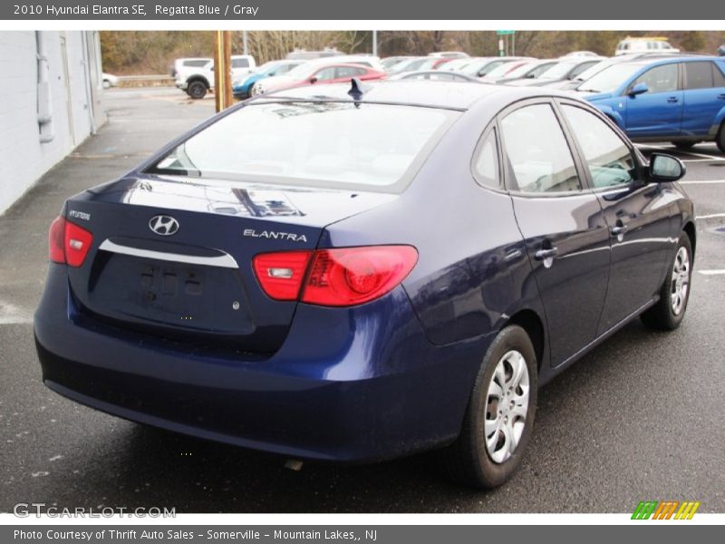 Regatta Blue / Gray 2010 Hyundai Elantra SE