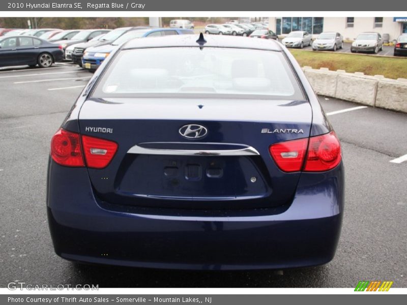 Regatta Blue / Gray 2010 Hyundai Elantra SE