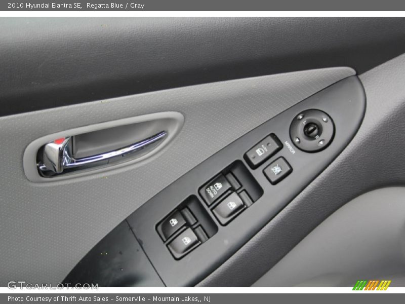 Regatta Blue / Gray 2010 Hyundai Elantra SE