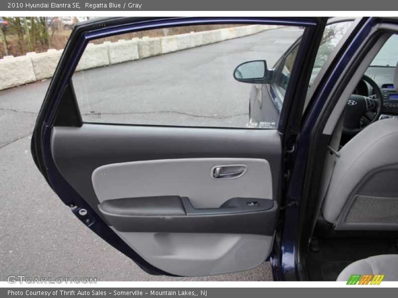 Regatta Blue / Gray 2010 Hyundai Elantra SE