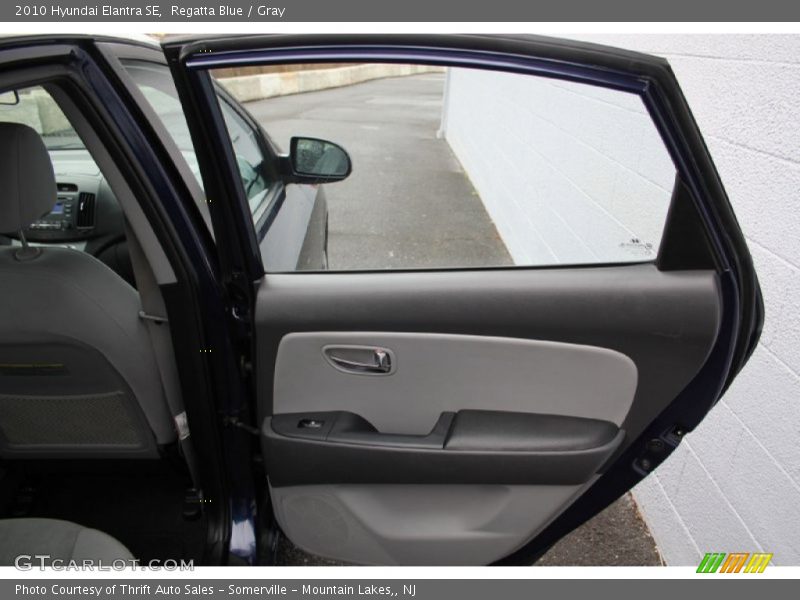 Regatta Blue / Gray 2010 Hyundai Elantra SE