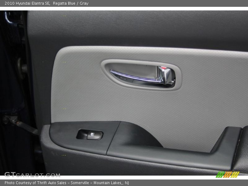 Regatta Blue / Gray 2010 Hyundai Elantra SE