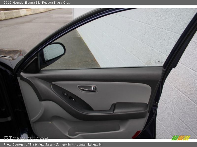 Regatta Blue / Gray 2010 Hyundai Elantra SE