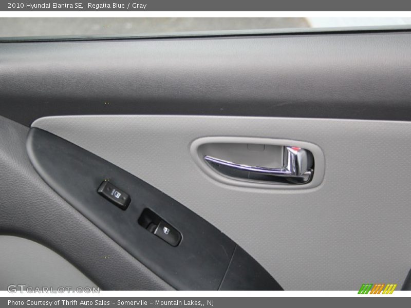 Regatta Blue / Gray 2010 Hyundai Elantra SE