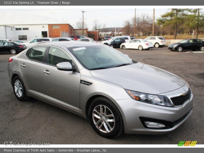 Titanium Silver / Beige 2012 Kia Optima LX