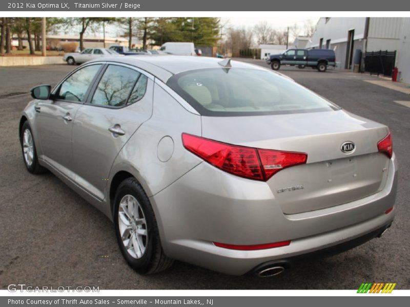 Titanium Silver / Beige 2012 Kia Optima LX