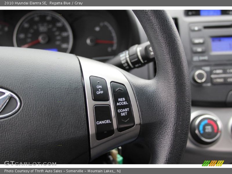 Regatta Blue / Gray 2010 Hyundai Elantra SE