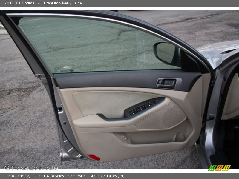 Titanium Silver / Beige 2012 Kia Optima LX