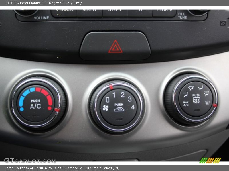 Regatta Blue / Gray 2010 Hyundai Elantra SE