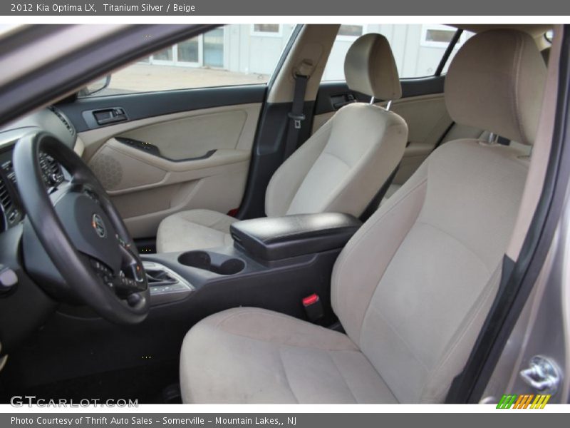 Titanium Silver / Beige 2012 Kia Optima LX