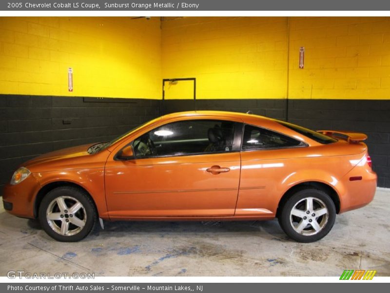 Sunburst Orange Metallic / Ebony 2005 Chevrolet Cobalt LS Coupe