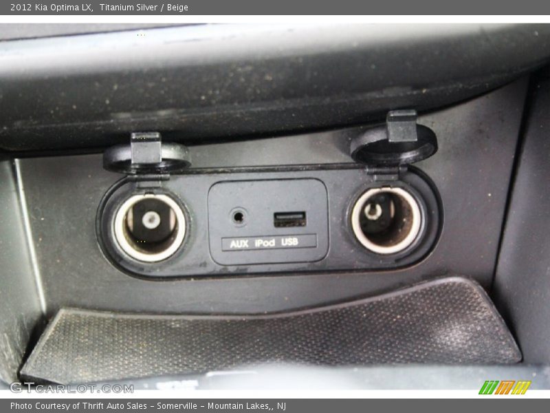Titanium Silver / Beige 2012 Kia Optima LX