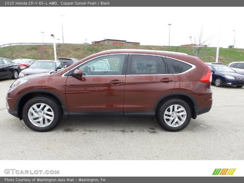 Copper Sunset Pearl / Black 2015 Honda CR-V EX-L AWD