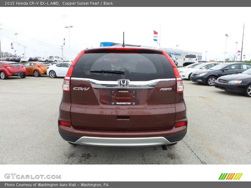 Copper Sunset Pearl / Black 2015 Honda CR-V EX-L AWD