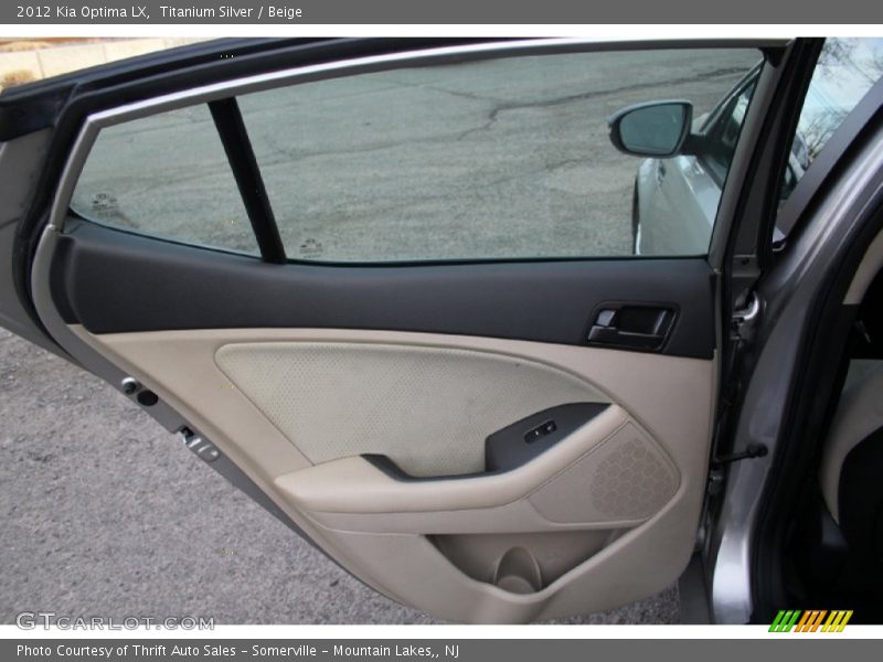 Titanium Silver / Beige 2012 Kia Optima LX