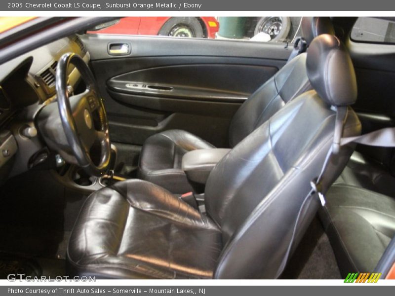 Sunburst Orange Metallic / Ebony 2005 Chevrolet Cobalt LS Coupe