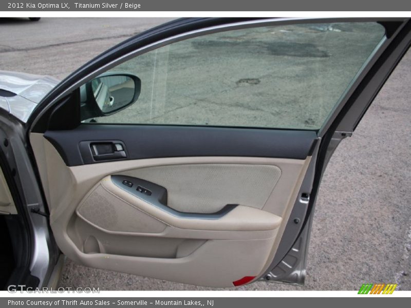 Titanium Silver / Beige 2012 Kia Optima LX