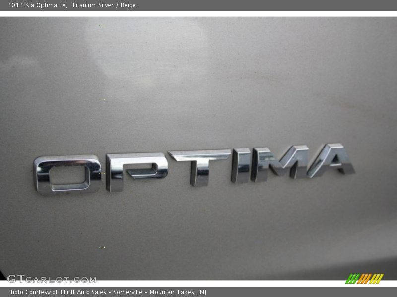 Titanium Silver / Beige 2012 Kia Optima LX