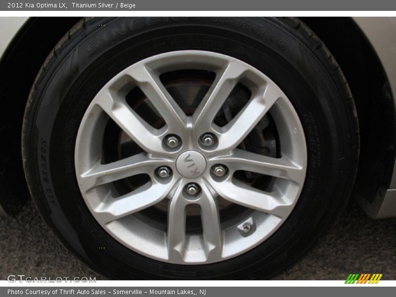 Titanium Silver / Beige 2012 Kia Optima LX