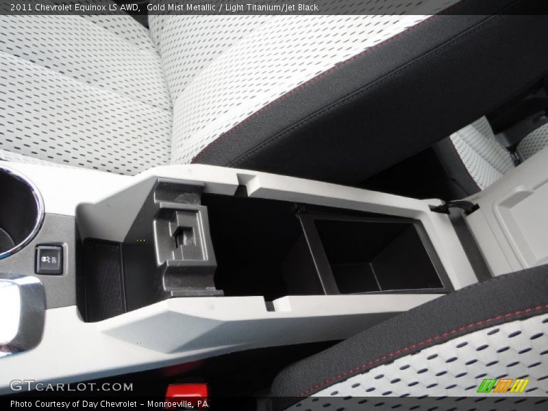 Gold Mist Metallic / Light Titanium/Jet Black 2011 Chevrolet Equinox LS AWD