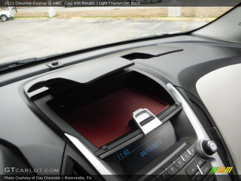 Gold Mist Metallic / Light Titanium/Jet Black 2011 Chevrolet Equinox LS AWD