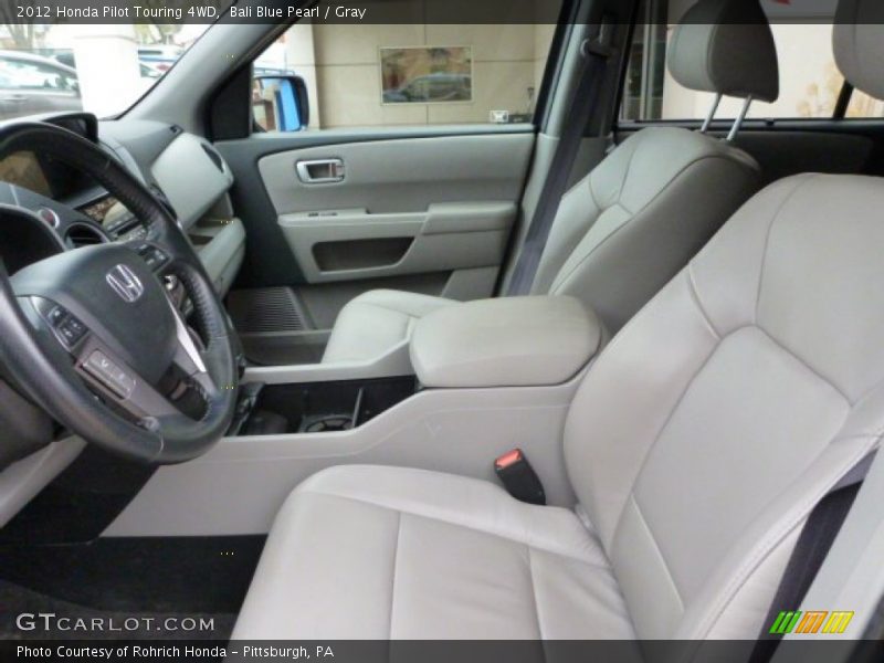 Bali Blue Pearl / Gray 2012 Honda Pilot Touring 4WD