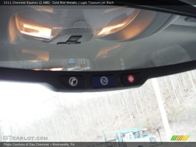 Gold Mist Metallic / Light Titanium/Jet Black 2011 Chevrolet Equinox LS AWD