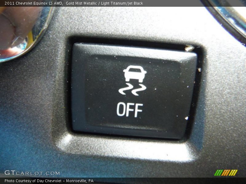 Gold Mist Metallic / Light Titanium/Jet Black 2011 Chevrolet Equinox LS AWD