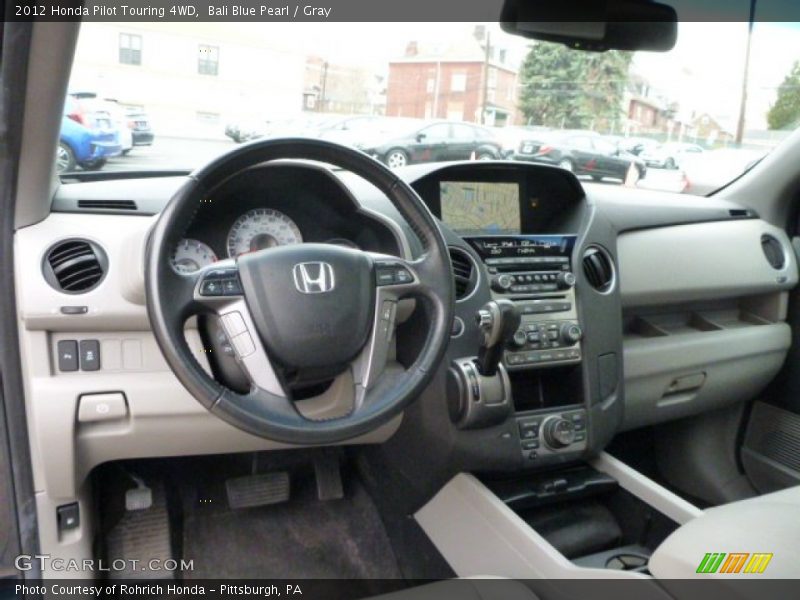  2012 Pilot Touring 4WD Gray Interior