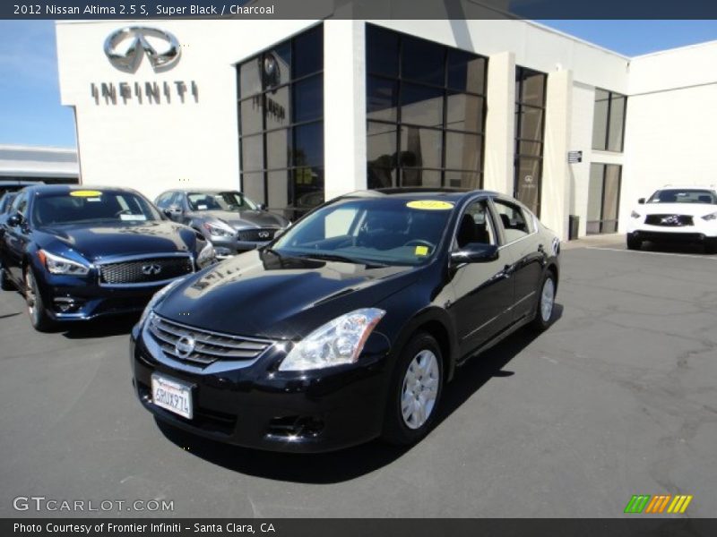 Super Black / Charcoal 2012 Nissan Altima 2.5 S