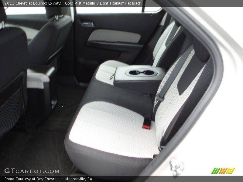 Gold Mist Metallic / Light Titanium/Jet Black 2011 Chevrolet Equinox LS AWD