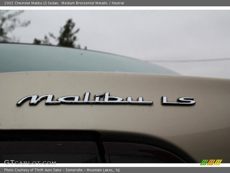 Medium Bronzemist Metallic / Neutral 2002 Chevrolet Malibu LS Sedan