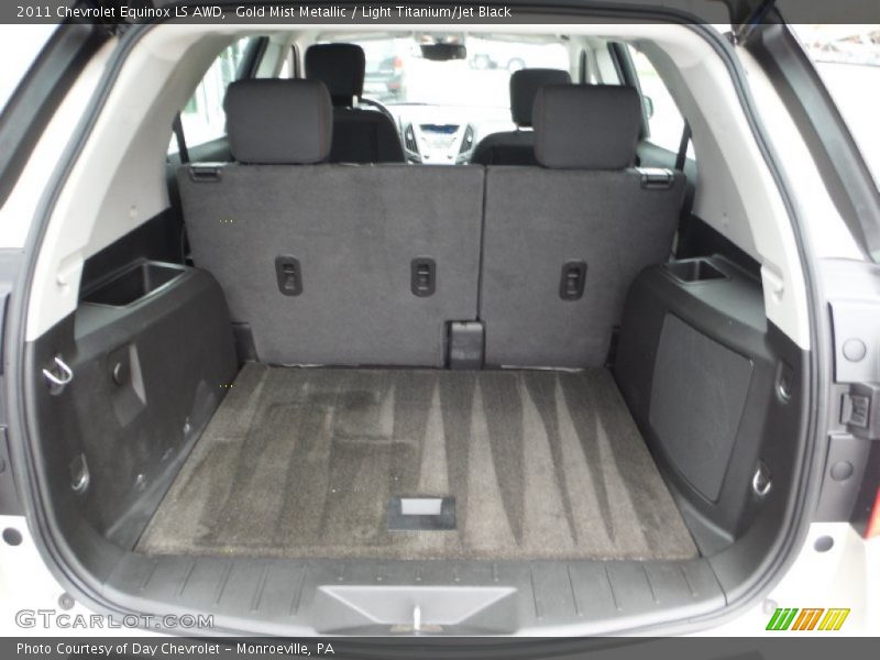 Gold Mist Metallic / Light Titanium/Jet Black 2011 Chevrolet Equinox LS AWD